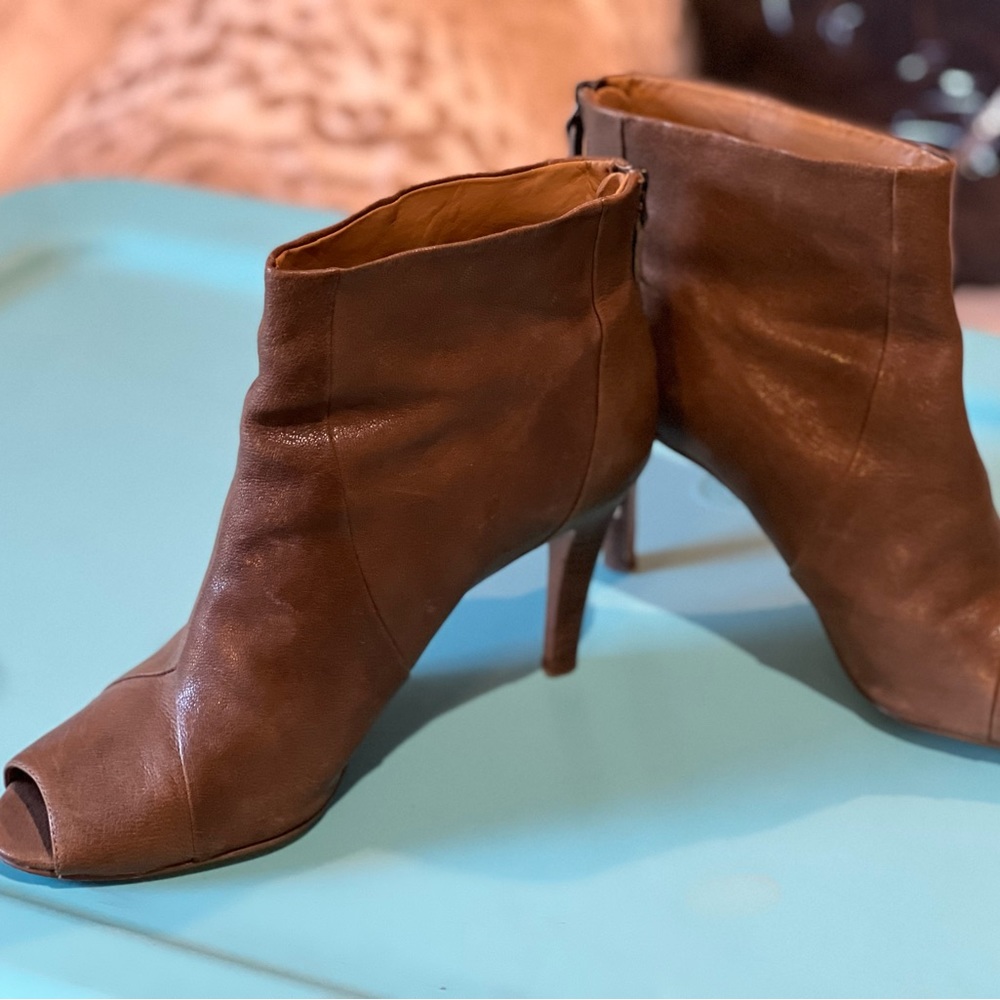Nine West Leather Ankle Boots